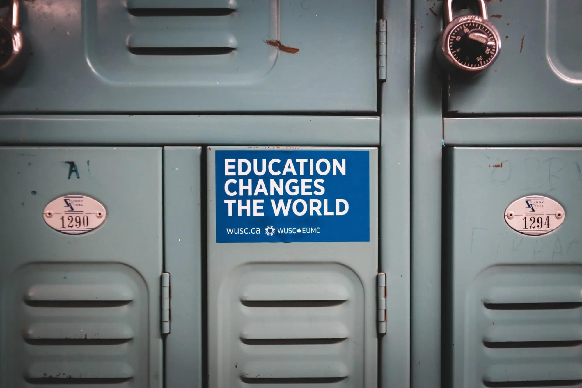 tech savvy sticker on locker